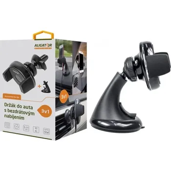 Držák do ventilační mřížky Aligator černý