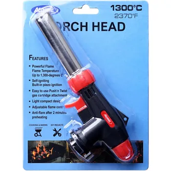 Horkovzdušná pistole VÝKONNÝ PLYNOVÝ HOŘÁK NA KARTUŠE 1300°C PÁJKA HORKOVZDUŠNÁ PISTOLE