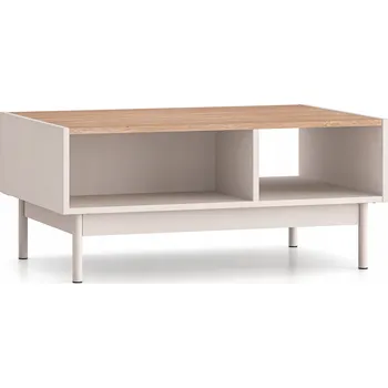 Konferenční stolek Stolek Konsimo nalia obdélníkový 90 x 60 x 40 cm krémový