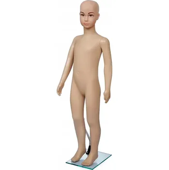 Obraz Dětská figurína otočná o 360°, PE, béžová, 110 cm x 55 cm x 51 cm x 61 cm