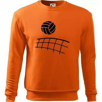 Pánská mikina Volejbalová síť - Mikina Essential pánská - M ( Oranžová )