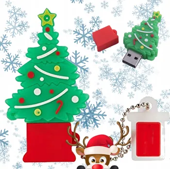 USB flash disk Flash disk DIAWAY CHOINKA VÁNOČNÍ STROMEK ROSTLINA SYMBOL 16 GB USB 2.0 vícebarevný