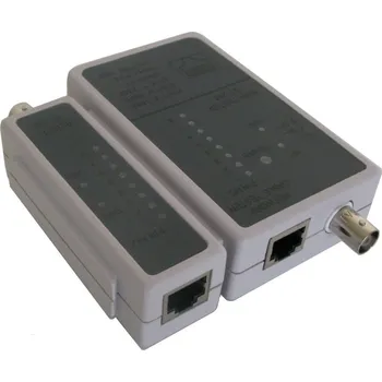 Tester kabelu XtendLan Tester UTP/STP/koax(BNC), loopback, LED indikace