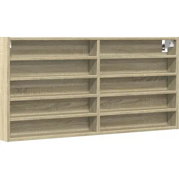 Kuchyňská skříňka Závěsná skříňka s policemi, dřevotříska, dub Sonoma, 100x8,5x50 cm