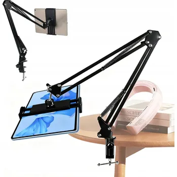 DRŽÁK NA TELEFON / TABLET STOLNÍ SKLÁDACÍ STATIV RAMENO NA DESKU STOLU
