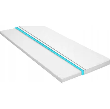 Matrace Vrchní matrace z PU pěny, bílá, 80 x 200 x 6 cm, se zipem