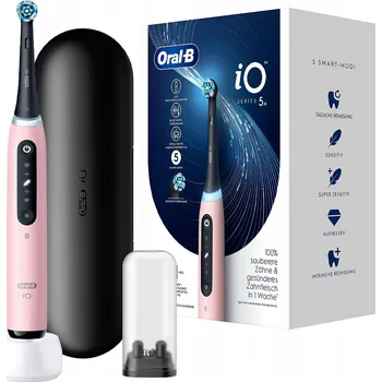 Elektrický zubní kartáček Oral-B iO Series 5 Blush Pink elektrický zubní kartáček