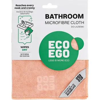 Utěrka ECO EGO Hadřík do koupelny z mikrovlákna 40x40 cm, ekologický a recyklovaný