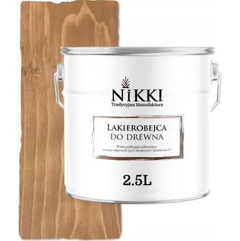 barva a nátěr na dřevo Lazurovací lak NIKKI 2,5 l béžový satén