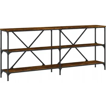 Konferenční stolek Konzolový stolek z dřevotřísky, kouřový dub, 180x30x75 cm