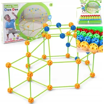 ostatní stavebnice SADA PRO STAVBU ZÁKLADNY SLÁMKY STAN DIY XXL 175 dílů