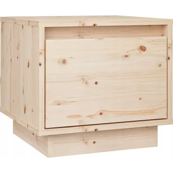 Noční stolek Noční stolek z masivního borovicového dřeva 35x34x32 cm
