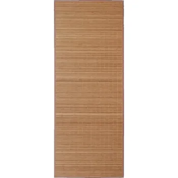 Rohožka Bambusová protiskluzová rohož hnědá 80 x 300 cm