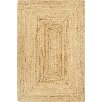 Koberec Ručně Pletený Koberec z Juty, 200 x 300 cm, Přírodní Barva