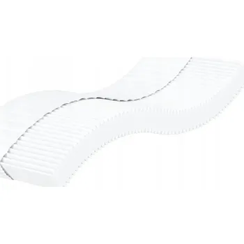 Matrace Oboustranná pěnová Matrace H2 / H3 s pleteným potahem, bílá 90x200x17