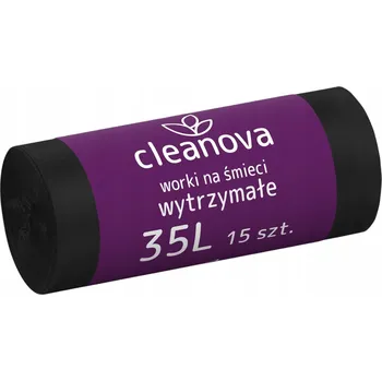 Pytle na odpadky PYTLE NA ODPADKY SE STAHovací PÁSKOU SILNÉ EKO LDPE 35L