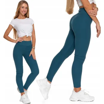 Dámské legíny Dámské žebrované legíny Legíny s vysokým pasem, krycí, módní, velikost S/M MORAJ