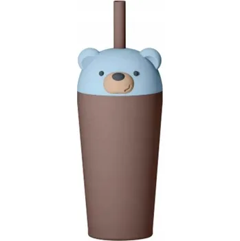 Termoska Termohrnek Asobu Bestie Tumbler 0,72 l s brčkem - Medvěd
