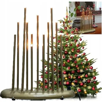 Vánoce SVÍCEN MODERNÍ VÁNOČNÍ ELEGANTNÍ VÁNOČNÍ DEKORACE ZLATÝ