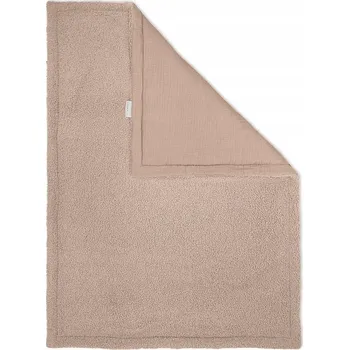 Dětská deka Dětská deka Boucle 100x75 cm, Hnědá,Karamel, Vanilková ALBERO MIO