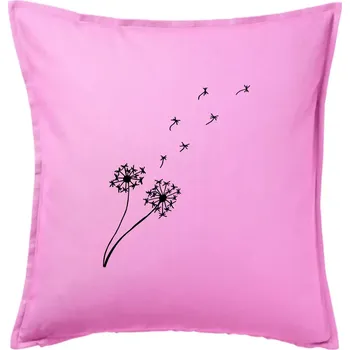 Polštář Pampeliška - Polštář 50x50 - 50x50 - Pouze potah ( Růžová )