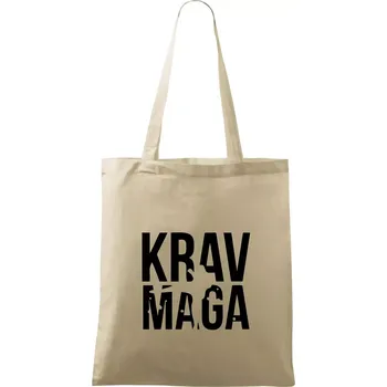 Nákupní taška Nápis Krav Maga - Taška bavlněná - 42 x 38 cm ( Naturální )