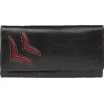 Dámská kožená peněženka Lagen 6011/T Black/Red