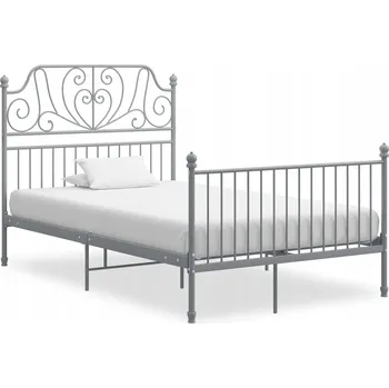Postel Manželská kovová postel G02V 120x200 šedá