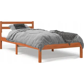 Postel Dřevěná dvoulůžková postel Lotivo 100x200 dub