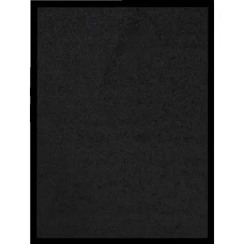 Velurová rohožka 40x60 cm Černá