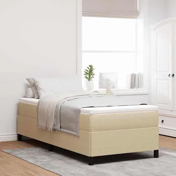 Postel vidaXL Rám postele Šedozelená 100 x 200 cm Sametová tkanina