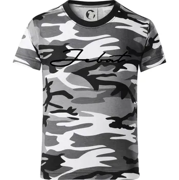 Chlapecké tričko Jebat - Dětské maskáčové triko - 122 cm/6 let ( Šedý maskáč )