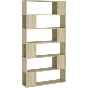 Knihovna Regál G04V 4 x 4 x 4 cm dub sonoma