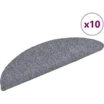 Nášlap na schod Nášlapy na schody protiskluzové, vpichované, světle šedé 56x17x3 cm