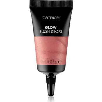 Tvářenka Catrice Glow Blush Drops tekutá tvářenka odstín 010 Coral Touch 15 ml