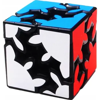 Hlavolam SADA ORIGINÁLNÍ KOSTKA 2x2x2 Gear Shift Gear 2x2 KOSTKA SPEED CUBE ČERNÁ