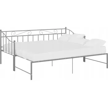 Postel Kovová postel G04V 90x200 šedá