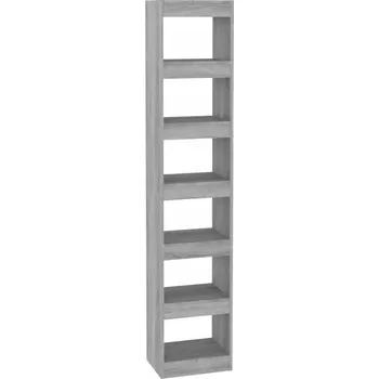 Knihovna Knihovna-Přepážka Šedý Dub Sonoma 40x30x198 cm