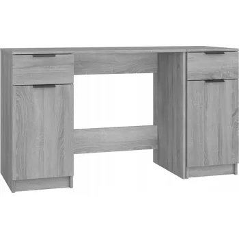 Psací stůl Psací stůl se boční skříňkou šedý dub sonoma 100x50x75 cm