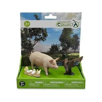 Figurka Zestaw zwierząt na farmie 3szt