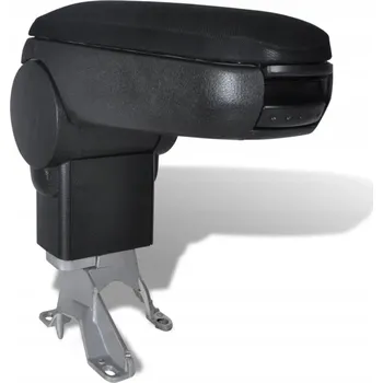 Loketní opěrka Nastavitelná loketní opěrka s úložným prostorem pro VW Golf 4, černá, ABS