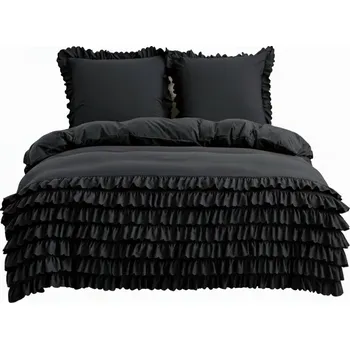 Povlečení Luxusní Povlečení 160x200 s Volánky Královská Ložnice zip měkké