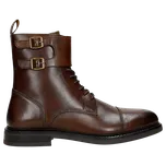 Hnědé Kožené Kotníkové Boty Pro Muže Wojas 2413953 46