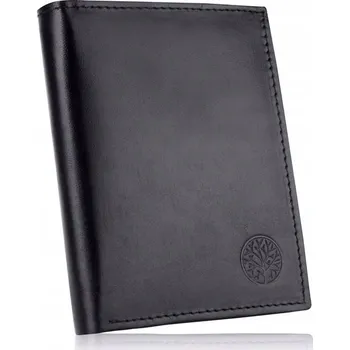 Peněženka Betlewski pánská kožená peněženka na zip velká RFID pravá kůže