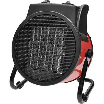Teplovzdušný ventilátor PRŮMYSLOVÝ KERAMICKÝ VENTILÁTOR S TOPNÝM TĚLESEM | TERMOSTAT | 3 NASTAVENÍ | 3 000 W | ČERVENÝ