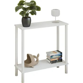 Toaletní stolek Nábytek PEGAS s.r.o. Konzole Claro 80x30 cm - různé barvy na výběr - Bílá Mat, Bílá Mat