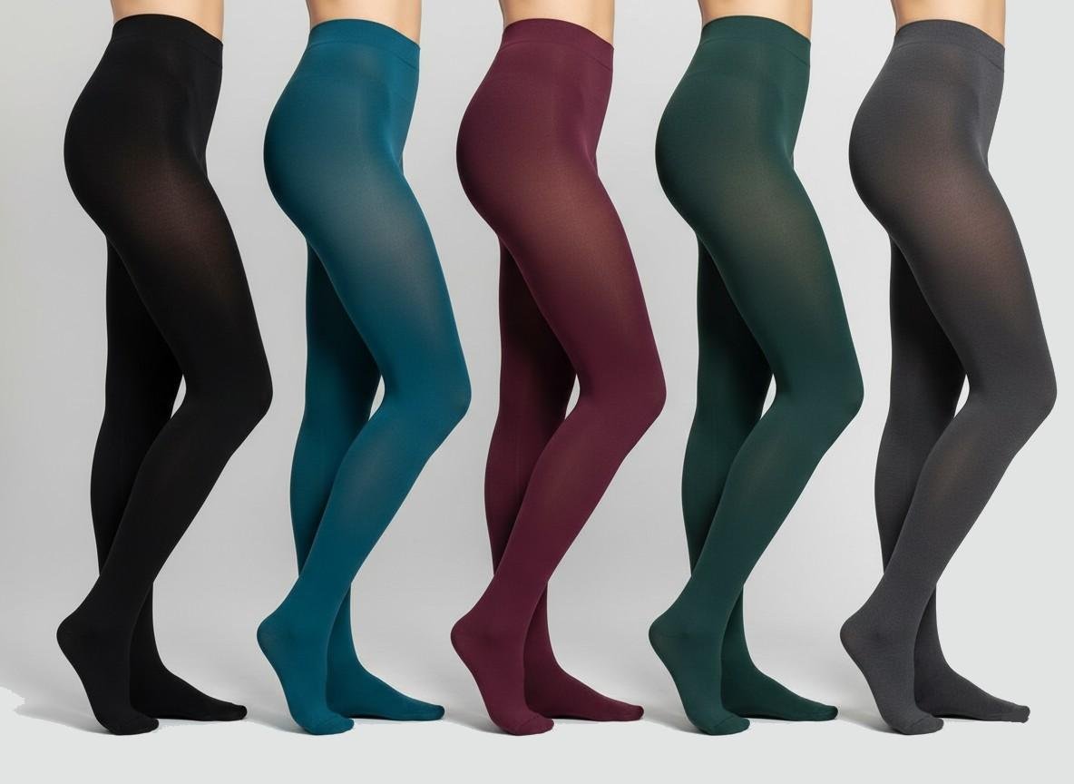 Elastické punčochové kalhoty 60DEN 158/108 Černá