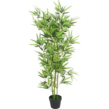 umělá květina Umělý bambus, 120 cm, 552 listů, zelený