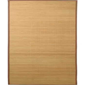 Rohožka Bambusová Podlahová Rohož Protiskluzová Hnědá 160 x 230 cm