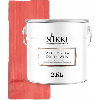 Lak na dřevo Lazurovací lak NIKKI 2,5 l růžová satén